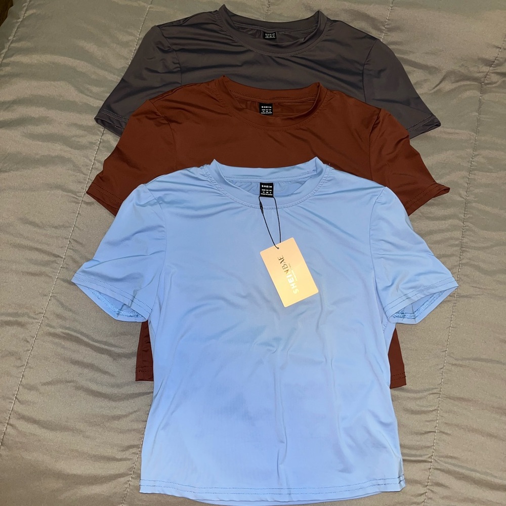 Set of 3 Cropped Tees